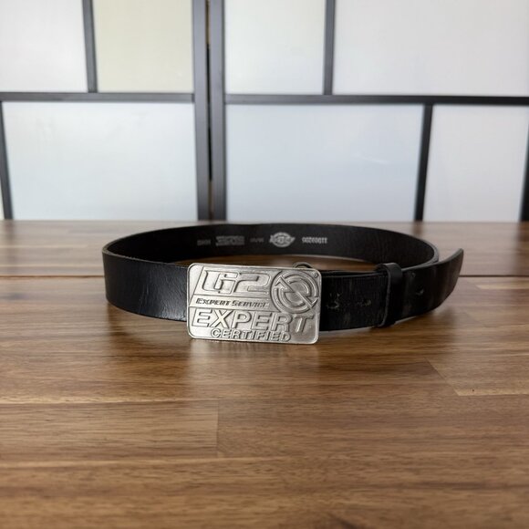 Genuine Dickies Mens 36/90 Leather Work Belt with Large Metal Buckle G2 Expert - Picture 9 of 14